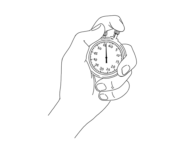 Illustration of a stopwatch